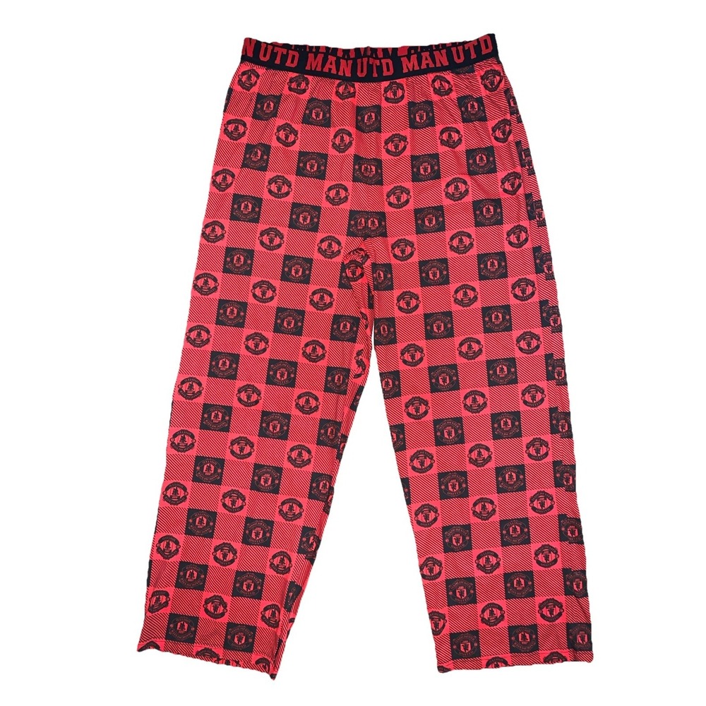 Manchester United Football Club Official Men's XL Lounge Pants Pajamas Logo